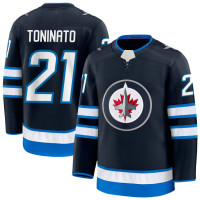 21 Dominic Toninato Winnipeg Jets Home Premium Navy Jersey