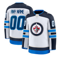 CUSTOM Winnipeg Jets Away Premium White Jersey