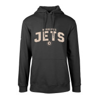 Winnipeg Jets Adult Podium Pullover Hoodie - Black