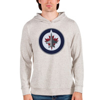 Winnipeg Jets Antigua Absolute Pullover Hoodie - Oatmeal