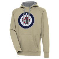 Winnipeg Jets Antigua Victory Pullover Hoodie - Khaki