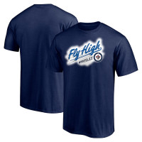 Winnipeg Jets Hometown Collection Push Ahead T-Shirt - Navy