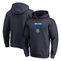Winnipeg Jets Iconic Collection We Are Pullover Hoodie - Navy