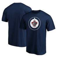Winnipeg Jets Primary Logo Short Sleeve T-Shirt - Navy Winnipeg Jets Primary Logo Short Sleeve T-Shirt - Navy