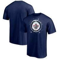 Winnipeg Jets Snow Logo T-Shirt - Navy
