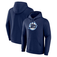 Winnipeg Jets Team Primary Logo Pullover Hoodie - Navy