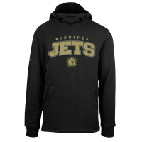Winnipeg Jets Levelwear Arch Delta Shift Pullover Hoodie - Black