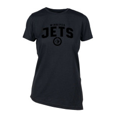 Winnipeg Jets Levelwear Women's Birch T-Shirt - Black