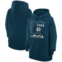Winnipeg Jets Starter Arch City Team Graphic Fleece Pullover Hoodie - Navy
