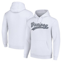 Winnipeg Jets Starter Tailsweep Fleece Tri-Blend Pullover Hoodie - White