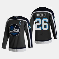 Men's Winnipeg Jets Blake Wheeler #26 2021 Season Reverse Retro Authentic Gray Jersey