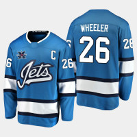 Winnipeg Jets #26 Blake Wheeler 2020-21 10th Anniversary Alternate Honor Dale Hawerchuk Navy Jersey
