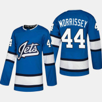 Winnipeg Jets Josh Morrissey #44 2018-19 Blue Heritage Third Alternate Jersey