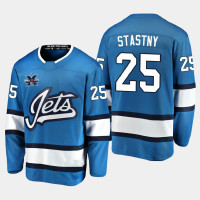 Winnipeg Jets #25 Paul Stastny 2020-21 10th Anniversary Alternate Honor Dale Hawerchuk Navy Jersey