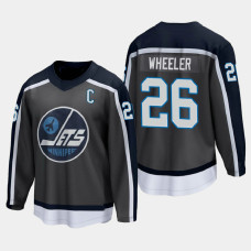 Men's Winnipeg Jets Blake Wheeler #26 Special Edition 2021 Gray Jersey