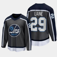 Men's Winnipeg Jets Patrik Laine #29 Reverse Retro 2020-21 Breakaway Player Grey Jersey
