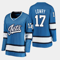 Winnipeg Jets Adam Lowry #17 2018-19 Blue Breakaway Player Alternate Jersey