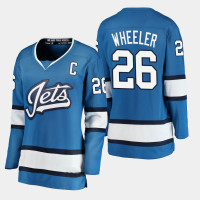Winnipeg Jets Blake Wheeler #26 2018-19 Blue Breakaway Alternate Jersey