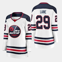 Women's Winnipeg Jets Patrik Laine #29 White Breakaway Heritage Jersey