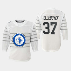 Youth Jets Connor Hellebuyck #37 2020 All-Star Game Premier Player Jersey White Youth Jets Connor Hellebuyck #37 2020 All-Star Game Premier Player Jersey White