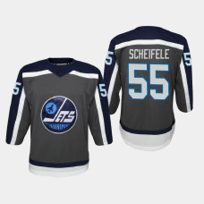 Youth Winnipeg Jets Mark Scheifele #55 Reverse Retro Replica 2020-21 Jersey Gray Youth Winnipeg Jets Mark Scheifele #55 Reverse Retro Replica 2020-21 Jersey Gray