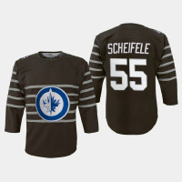 Youth Jets Mark Scheifele #55 2020 NHL All-Star Game Premier Player Jersey Gray