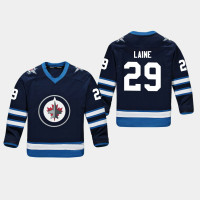 Youth Winnipeg Jets Patrik Laine #29 Replica Player Home Navy Jersey